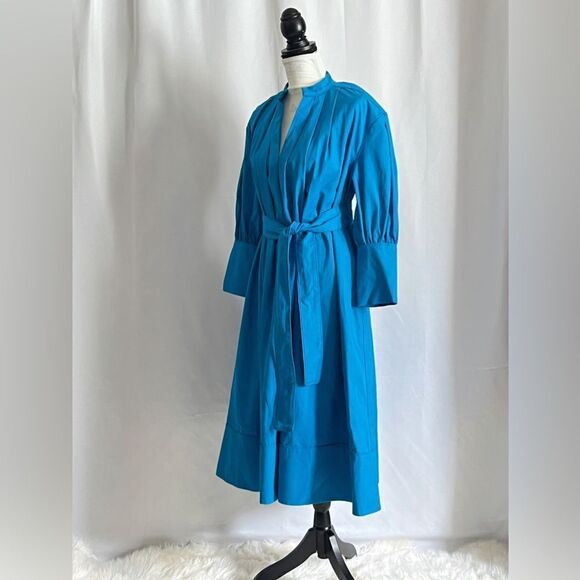 Co Belted Long-Sleeve Midi-Dress siz XS - Picture 10 of 15